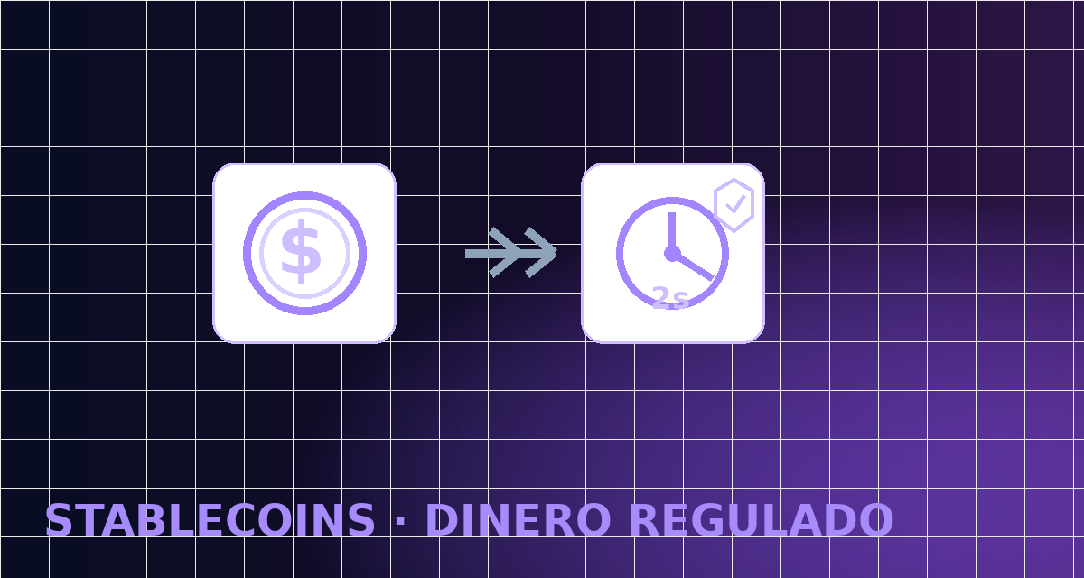 La stablecoin liquida en dos segundos. El cumplimiento no.