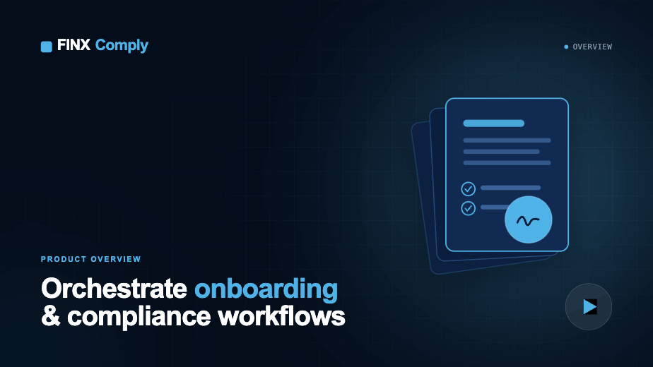 FINX Comply Overview