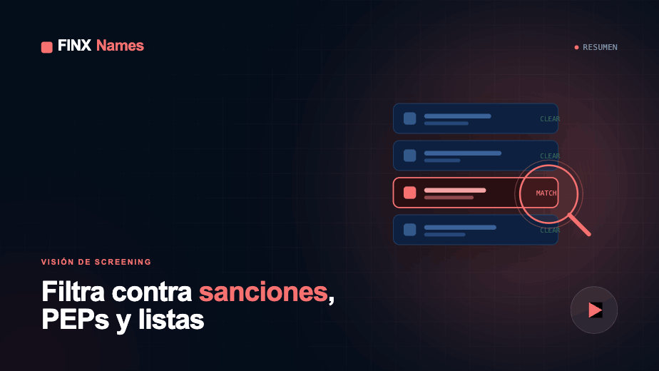 Resumen de FINX Names